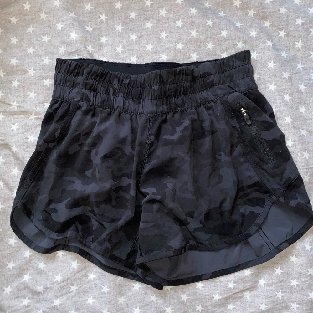 Lululemon track that high rise shorts